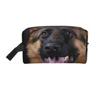 Pastore tedesco 3 organizer per cosmetici di grande capacità, borsa da viaggio per il trucco da donna