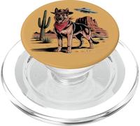 Pastore Tedesco Alieno UFO Desert Cowboy PopSockets PopGrip per MagSafe