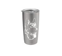 Pastore tedesco amante dei cani regalo papà mamma uomo donna bambini Bicchiere termico in acciaio inox doppia parete