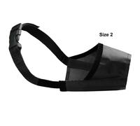 Pastore Tedesco Cane Museruola Nero Nylon Aiuto Addestramento Anti Morso Barking