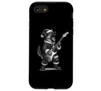 Pastore tedesco che suona la chitarra per gli amanti dei cani di Natale Custodia per iPhone SE (2020) / 7/8