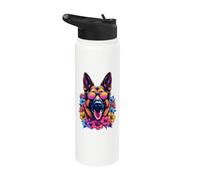 Pastore tedesco, donne e ragazze | Primavera, Pastore Tedesco Stainless Steel Insulated Water Bottle