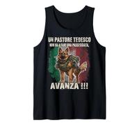Pastore Tedesco Non Va a Fare Una Passeggiata Avanza Cane Canotta