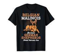 Pastore Tedesco Proprietario del Cane Pastore Belga Malinois Maglietta, Uomo, Nero, 4XL