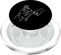 Pastore Tedesco Pugno Chiuso Mano PopSockets PopGrip per MagSafe