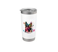 Pastore Tedesco Splash Art I Pop Art Pastore Tedesco Bicchiere termico in acciaio inox doppia parete