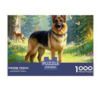 pastore tedescoJigsaw Puzzles for Adults 1000 Pieces Age 12+ for Adults Educational Game Challenge Toy Beautiful Decoration for Women Gifts for Man38x26cm/1000pcs