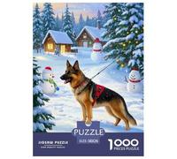 pastore tedescoJigsaw Puzzles for Adults 1000pcs Age 12+ for Adults Challenging & Brainteasing Beautiful Decoration Birthday Gifts38x26cm/1000pcs