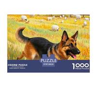 pastore tedescoJigsaw Puzzles for Adults 1000pcs Age 12+ for Adults Challenging & Brainteasing Beautiful Decoration Birthday Gifts38x26cm/1000pcs