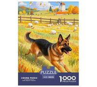 pastore tedescoJigsaw Puzzles for Adults 1000pcs Age 12+ for Adults FamilyPuzzle Game Beautiful Decoration Birthday Gifts38x26cm/1000pcs