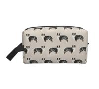 Pastori australiani carini, Borsa per il trucco Borsa per cosmetici Borsa da viaggio portatile da viaggio Borsa per trucco Organizer