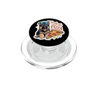 Pastori e pizza, simpatico cucciolo di pastore tedesco PopSockets PopGrip per MagSafe