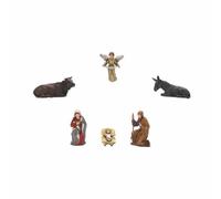 Pastori Statuine Natività 8 cm per presepe Landi Moranduzzo