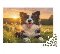 Pastori Tedeschi Jigsaw Puzzle Impossible 1000 Pezzi Tramonto nella prateria Decorazione Per La Casa. Rilassamento E Intelligence Per Adulti E Ragazzi Da 14 Anni 1000pcs (75x50cm)