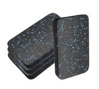PASTRI A TROVAZIONE VIBRAZIONI-PAD DI PROTEZIONE DEL TRUSTRUILE, PAD BASE NON SLIP SET DI 4 | Cuscinetti per pavimenti interni ed esterni che aiutano ad assorbire le vibrazioni nello yoga, nel fitness