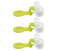 Pastry Bag Clips 3 Pack | Reusable Icing Bag Clips Help Avoid Cream Leaks | Cake Decorating Tool for Piping Bags/Fondant/Cupcakes | Food Grade Silicone & Plastic