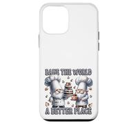 Pastry Chef Dad Gnomes Graphic Bake The World A Better Place Custodia per iPhone 12 mini