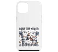 Pastry Chef Dad Gnomes Graphic Bake The World A Better Place Custodia per iPhone 13