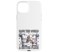 Pastry Chef Dad Gnomes Graphic Bake The World A Better Place Custodia per iPhone 15 Plus