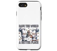 Pastry Chef Dad Gnomes Graphic Bake The World A Better Place Custodia per iPhone SE (2020) / 7/8