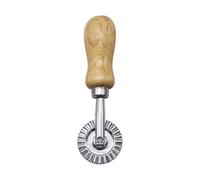 Pastry Cutter Wheel, Wooden Handle Crimping Tool, 1.5 Inch Diameter Dough Cutter, with Smooth Rolling Pastry Wheel, for Home Kitchen Baking Making Dough, torta biscotto decorazione pastries