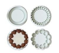 Pastry Dough Cutters Set Flower Shapes Chocolate Molds Dough Cutter Baking