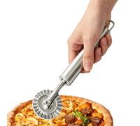 Pastry Wheel - Pastry Cutter Lattice Roller | Fluted Pastrys Wheel Multi Functional Pastrys Cutter | Stainless Steel Fluted Ergonomic Handle For Household Kitchen Baking Pizza Noodle Cracker Pasta