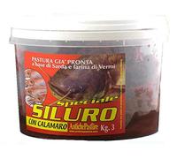 Pastura Pronta Siluro Secchio 3Kg - Antiche Pasture Calamari Vermi Sarda