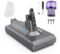 PASUKTER Batteria da 25,2 V 3900 mAh per Dyson V11, tipo a vite, con 1 copertura + 1 spazzola + 1 filtro