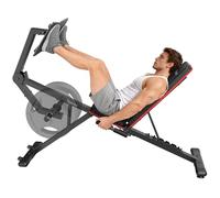 PASYOU Macchina Per l'Estensione Delle Gambe Con 7 Schienali Regolabili, Leg Press Per Palestra Domestica, Capienza Massima 500 KG, Panca Da Pesi Con Curl Gambe Per Esercizi Del Basso Corpo PM30