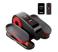 PASYOU Mini Ellittica Elettrica da Scrivania per Casa, Pedaliera Elettrica Esercizi Gambe e Piedi, 12 Velocità Regolabili, Stepper Silenzioso Portatile Pedali da Seduti e Telecomando