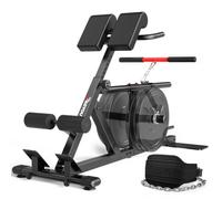 PASYOU Panca Romana Regolabile 4-in-1 per Iperestensioni, Squat, Stacchi, Include Cintura da Sollevamento, Compatibile con Dischi 1" e 2", Ideale per Palestra in Casa,Portata 227 kg