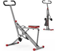 PASYOU Row-N-Ride Trainer per Squat assistito per Allenamento di Glutei e Gambe, Vogatore Pieghevole, Macchina per Squat per Addominali, Addominali, Braccia, Gambe, Schiena,Carico Fino a 122 kg