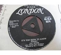 Pat Boone - It's Too Soon To Know