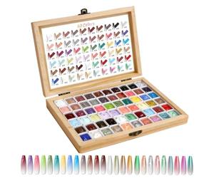 Pat Gel 60 Colori con Lunga Durata | Kit di Gel per e Decorazioni Unghie Ideale per Stamping Design Pittura Manicure Donna Ragazze Principianti Artisti