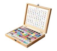 Pat Gel Palette - Vernice Ad Alto Pigmento A Lunga Durata Con Gradiente Di 100 Colori Da 2 Ml, Pudding Texture Stencil Stamping Draw Line Board Cosmetici, Bridal Makeup Artist Toolkit Lau