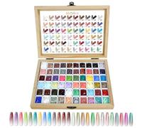 Pat Pat Gel | 60 Colori con Lunga Durata | per le Unghie in una Spugna con Gel da Donna - per Casa Salone Feste Matrimoni Vacanze Principianti Ragazze Donne