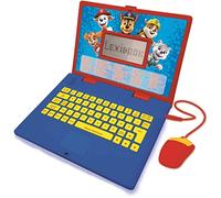 LEXIBOOK Paw Patrol - Laptop educativo e bilingue Spagnolo/Inglese - Giocattolo per Bambino Bambino 124 attività, Impara a Giocare e Musica con Chase Marshall - Rosso/Blu JC598PAi2,61 x 45,7 x 9,1 cm