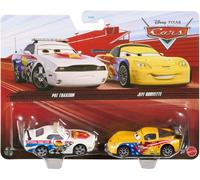 Pat Traxson + Jeff Gorvette Mattel Cars confezione da 2 auto pressofuse
