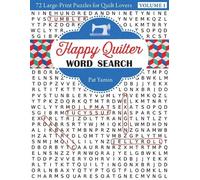 Pat Yamin Happy Quilter Word Search (Tascabile)
