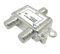 PATABIT Partitore, Sdoppiatore, Splitter Antenna TV terrestre e satellitare 2 Uscite | Per Spinotto Tipo F