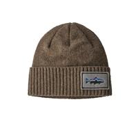 Patagonia 29206-FPAT Brodeo Beanie Berretto Unisex - Adulto Fitz Roy Trout Patch: Ash Tan Taglia Unica