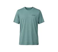 T-shirt Patagonia M's Cap Cool Daily Shirt - Boardshort Logo (Blue Sage - Light Blue Sage X-Dye) Uomo XL