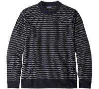 PATAGONIA 50655-CNY M's Recycled Wool-Blend Sweater Maglia Lunga Uomo, Classic Navy, Taglia M
