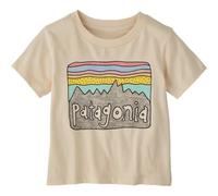 Patagonia Baby Fitz Roy Skies - T-Shirt - bambino 12M Beige junior Regenerative Organic Certified,Cotone Organico/Biologico