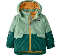 Patagonia - Giacca da sci con cappuccio rimovibile - Baby Snow Pile Jkt Ellwood Green - Taglia Bambino 3a - Verde
