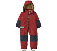 Patagonia Baby Snow Pile One-Piece - completo - bambino 12M Red/Blue junior Recycled Polyester,Dwr,Pfc-Free,Bluesign,Heiq Fresh,Fair Trade Certified