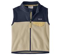 Patagonia - Baby's Micro D Snap-T Vest - Gilet in pile 2 Years beige/blu