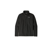 Patagonia - Pile - M's Better Sweater 1/4 Zip Black per Uomo, in Poliestere Riciclato - Nero Nero M