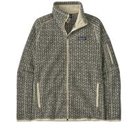 Patagonia Better Sweater - felpa in pile - donna S Light Yellow/Black woman Recycled Materials,Bluesign,Fair Trade Certified